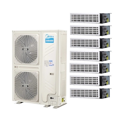 美的中央空调 一拖七变频一级能效 多联风管机 9匹家用中央空调